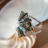 Hubei Turquoise Cuff - Golden Road Crafted