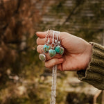 Hubei Turquoise Heart Necklace - Golden Road Crafted