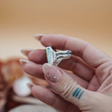 Hubei Turquoise Ring (Size 6 - 6.25) - Golden Road Crafted
