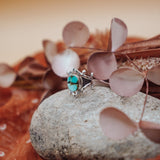 Hubei Turquoise Ring (Size 6 - 6.25) - Golden Road Crafted
