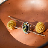 Hubei Turquoise Ring (Size 6.5) - Golden Road Crafted