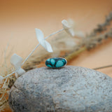 Hubei Turquoise Ring (Size 7) - Golden Road Crafted