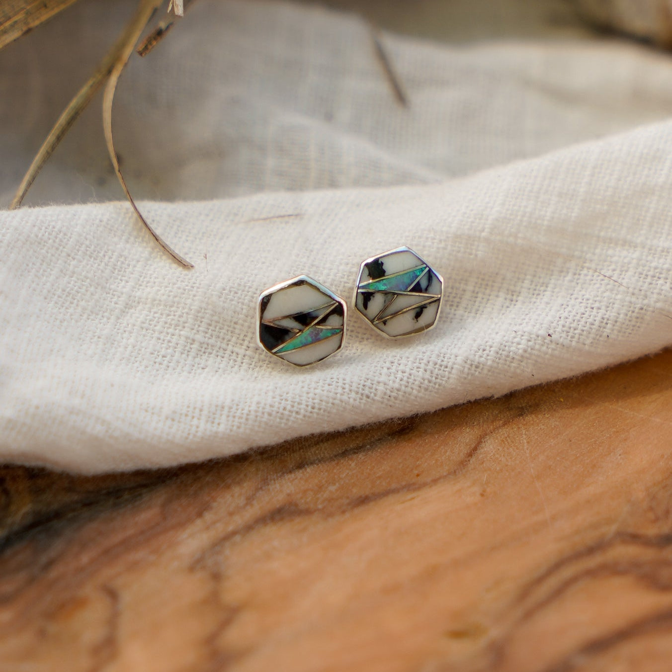 Inlay Studs - Golden Road Crafted