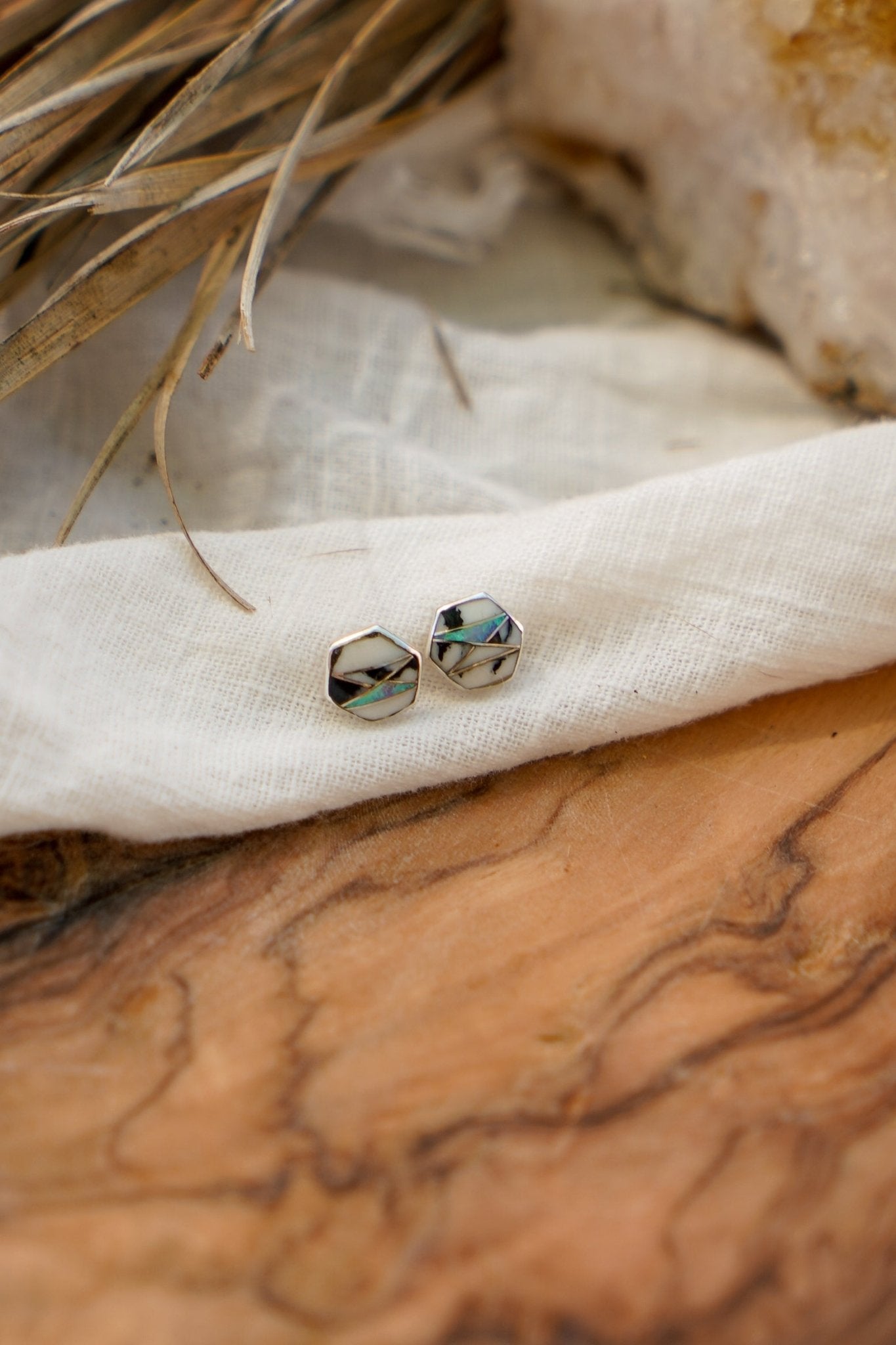 Inlay Studs - Golden Road Crafted