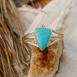 Kingman Turquoise Cuff - Golden Road Crafted