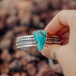 Kingman Turquoise Cuff - Golden Road Crafted