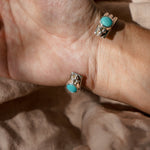 Kingman Turquoise Cuff - Golden Road Crafted