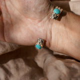 Kingman Turquoise Cuff - Golden Road Crafted