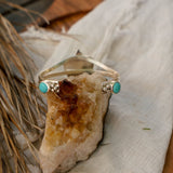 Kingman Turquoise Cuff - Golden Road Crafted