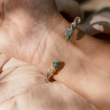 Kingman Turquoise Cuff - Golden Road Crafted