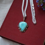 Kingman Turquoise Necklace - Golden Road Crafted