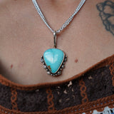 Kingman Turquoise Necklace - Golden Road Crafted