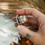 Kingman Turquoise Ring (Size 9.5) - Golden Road Crafted
