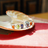 Kitchen Sink Cuff in Golden Hills, Sonoran Gem, Iron Maiden, Amber, & Kyanite - Golden Road Crafted