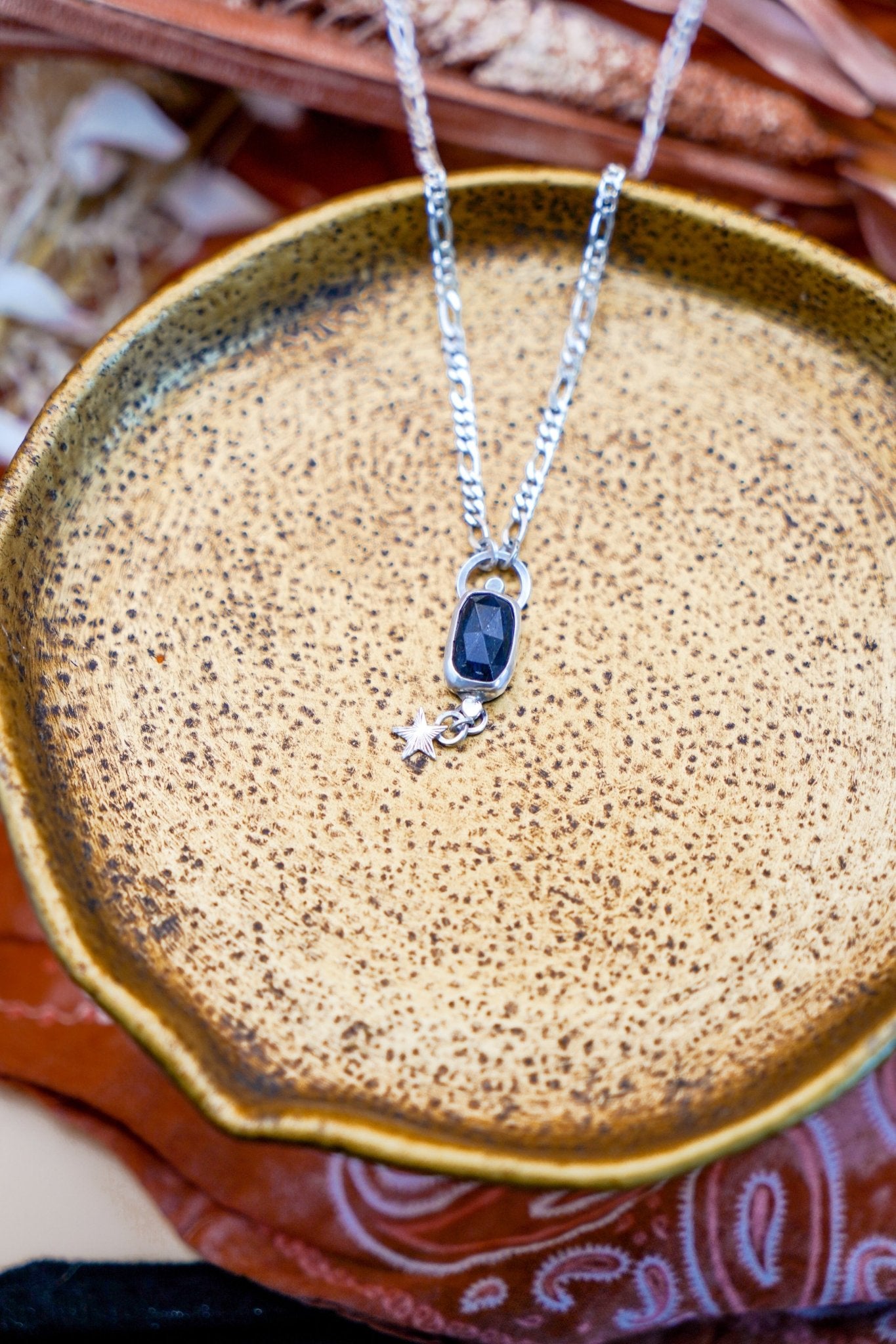 Kyanite Necklace - Golden Road Crafted