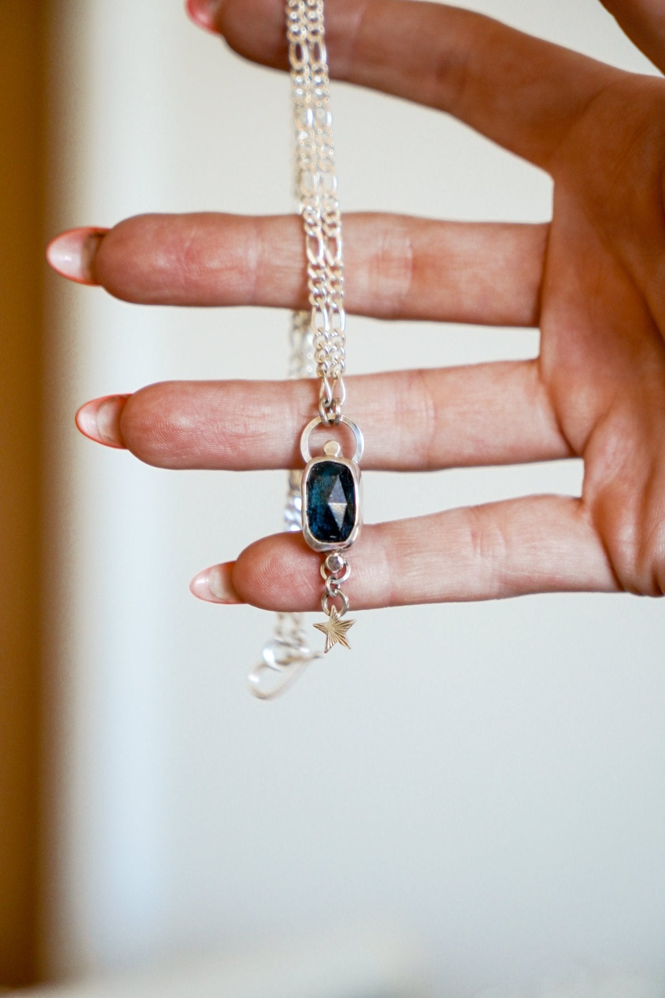Kyanite Necklace - Golden Road Crafted