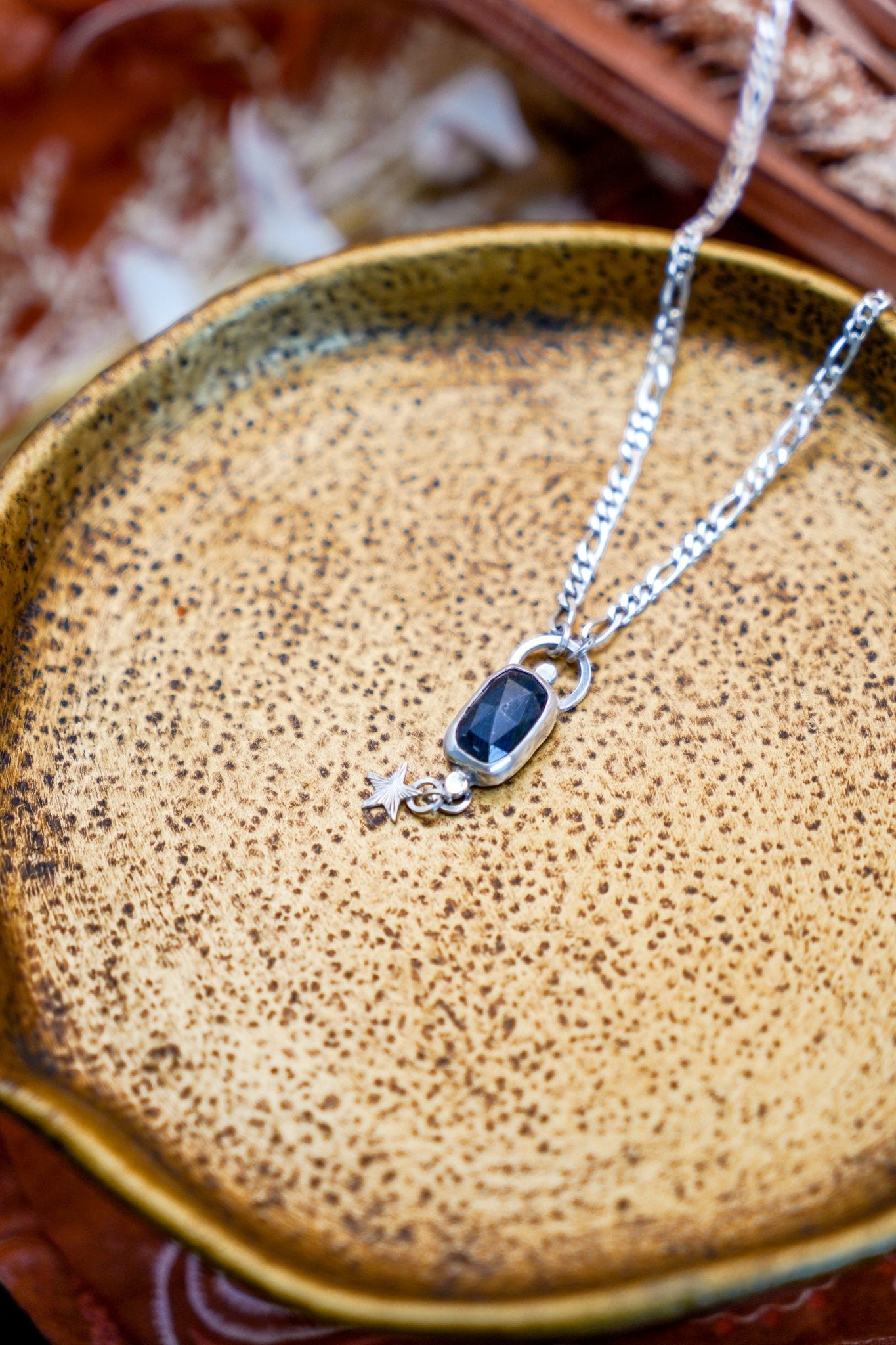 Kyanite Necklace - Golden Road Crafted