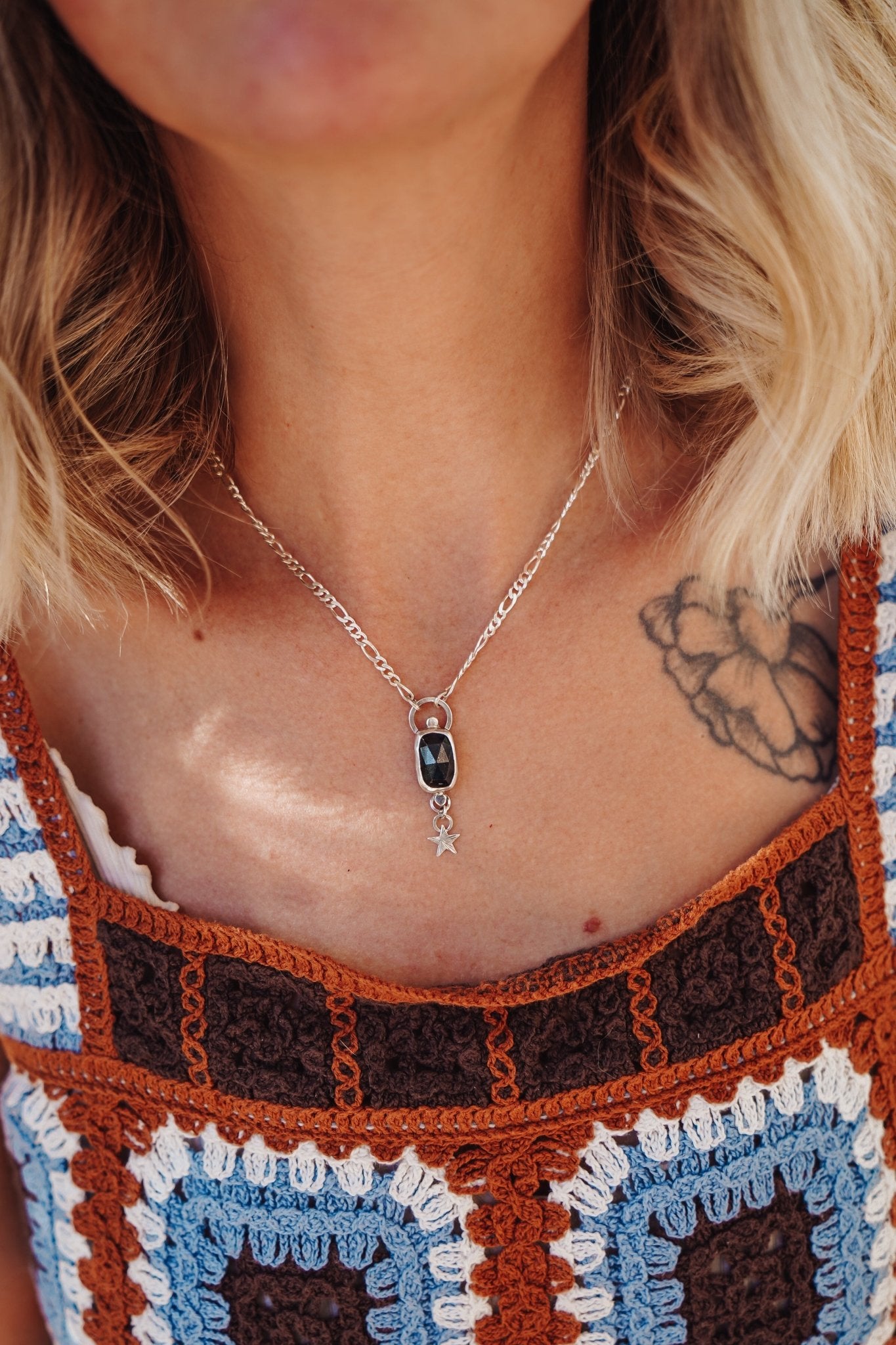 Kyanite Necklace - Golden Road Crafted