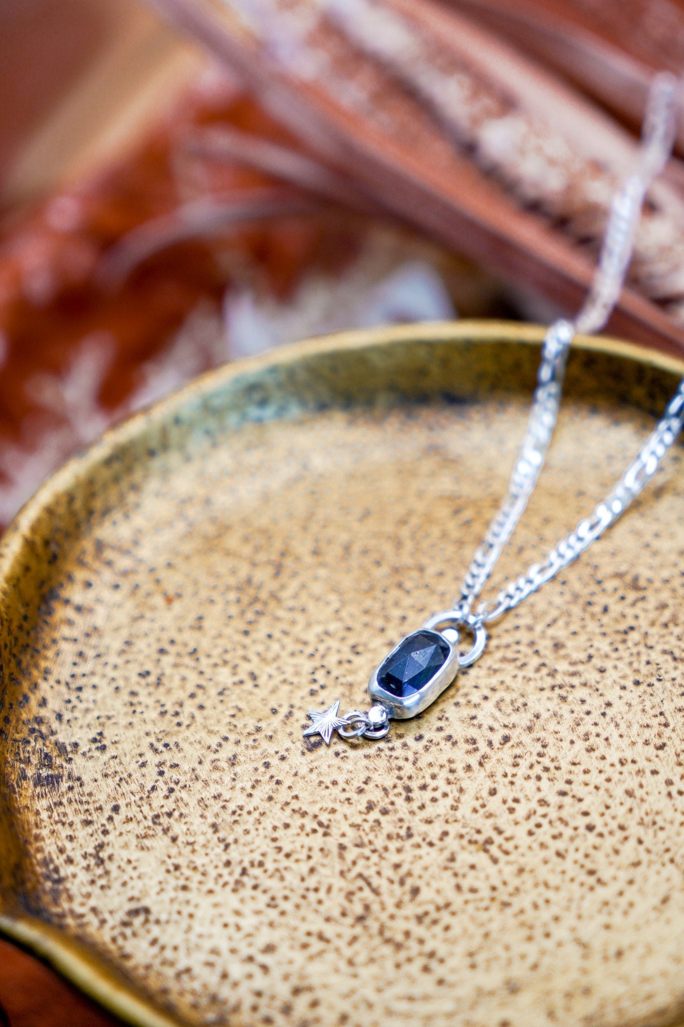 Kyanite Necklace - Golden Road Crafted