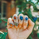 Kyanite Ring (Size 7.75) - Golden Road Crafted