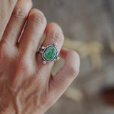 Kyanite Ring (Size 7.75) - Golden Road Crafted