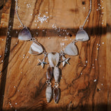 Lace Agate Necklace - Golden Road Crafted