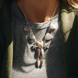 Lace Agate Necklace - Golden Road Crafted