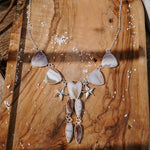 Lace Agate Necklace - Golden Road Crafted