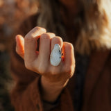 Lace Agate Ring (Size 5.5) - Golden Road Crafted