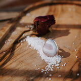 Lace Agate Ring (Size 6.25) - Golden Road Crafted