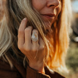 Lace Agate Ring (Size 6.75) - Golden Road Crafted
