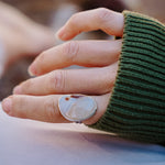 Lace Agate Ring (Size 7) - Golden Road Crafted