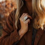 Lace Agate Ring (Size 7) - Golden Road Crafted