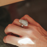 Lace Agate Ring (Size 7) - Golden Road Crafted