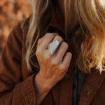Lace Agate Ring (Size 7) - Golden Road Crafted