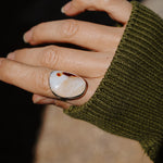 Lace Agate Ring (Size 7) - Golden Road Crafted