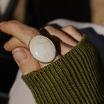 Lace Agate Ring (Size 7.25) - Golden Road Crafted