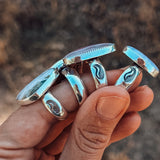 Lace Agate Ring (Size 7.5) - Golden Road Crafted