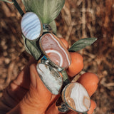 Lace Agate Ring (Size 7.5) - Golden Road Crafted