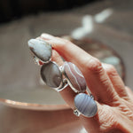 Lace Agate Ring (Size 7.5) - Golden Road Crafted