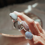 Lace Agate Ring (Size 7.5) - Golden Road Crafted