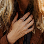 Lace Agate Ring (Size 8) - Golden Road Crafted