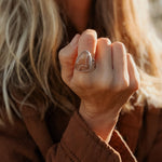 Lace Agate Ring (Size 8) - Golden Road Crafted