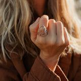 Lace Agate Ring (Size 8) - Golden Road Crafted