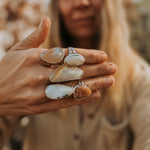 Lace Agate Ring (Size 8) - Golden Road Crafted