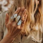 Lace Agate Ring (Size 8) - Golden Road Crafted