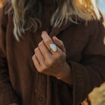 Lace Agate Ring (Size 9) - Golden Road Crafted