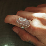 Lace Agate Ring (Size 9) - Golden Road Crafted