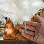 Lariat in Campitos & Hubei Turquoise - Golden Road Crafted