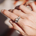 Lichen Ring (Size 8 resizeable) - Golden Road Crafted